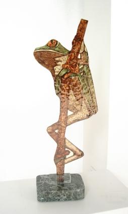 Glaskunst Object Kikker